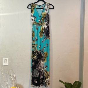 Mlle Gabrielle Brand Flower long Dress beautiful color